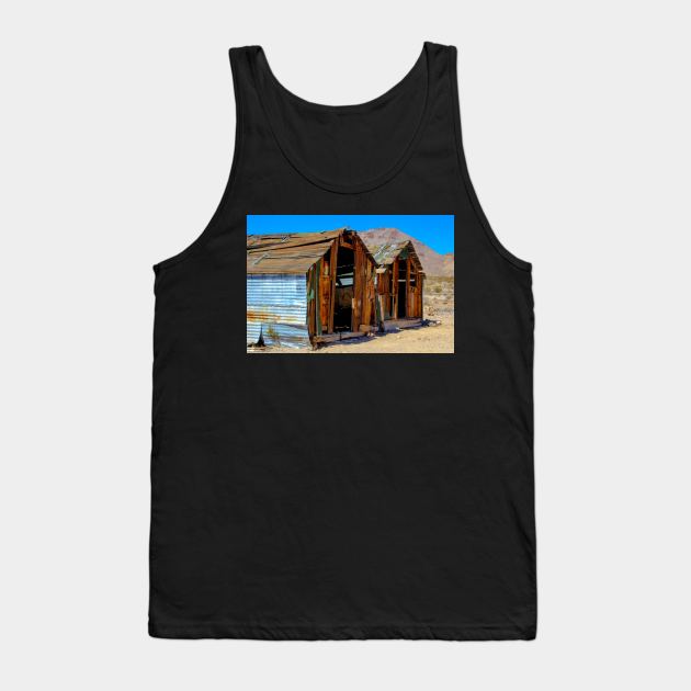 Old Mining Shacks Tank Top by Rob Johnson Photography